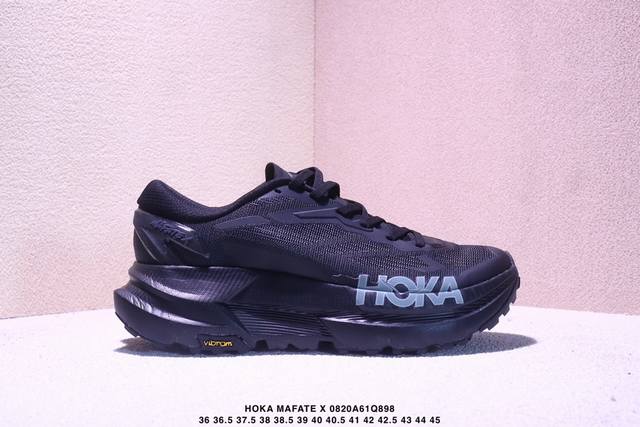 公司级Hoka One One M Mafate X 时尚舒适 织物减震防滑支撑低帮 越野跑步鞋 货号:1161998 尺码:36 36.5 37.5 38 3
