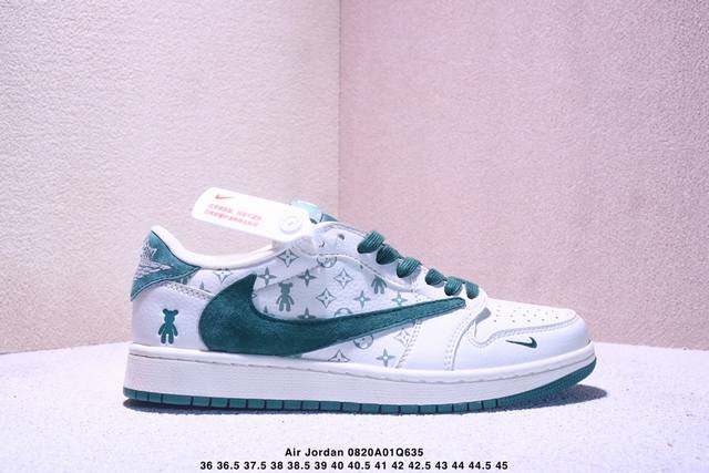 海外爆款限量发售！公司级 Travis Scott X Fragment Design X Jordan Air Jordan 1 Low Og Sp “斯图西