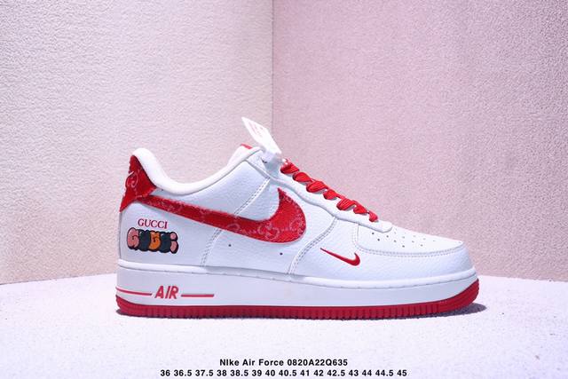 海外限量发售！公司级Nike Air Force 1 '07 Low “Lv联名 海湾蓝印花”空军一号 低帮 运动鞋 休闲鞋 折边针车 工艺难度大 原楦头原纸板