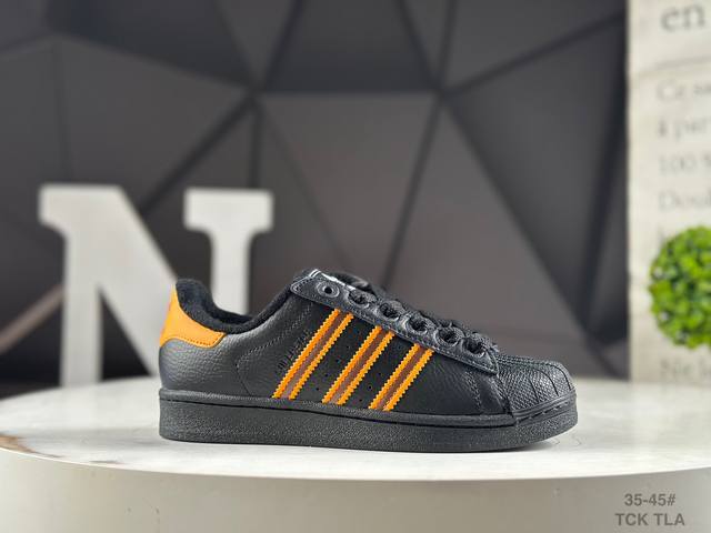 真标半码阿迪达斯Adidas三叶草 Originals Superstar 贝壳头系列低帮经典百搭休闲运动 货号：Jq6469 Tck 尺码35-45