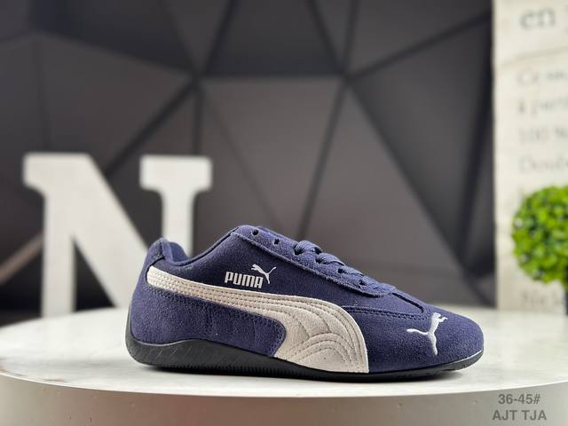 Puma Speedcat Og彪马 防滑耐磨生活休闲 运动鞋 极速赛车系列 复古运动休闲跑鞋 充正版本 鞋面设计轻量透气 提供了舒适性和穿着感受 柔软内里材质