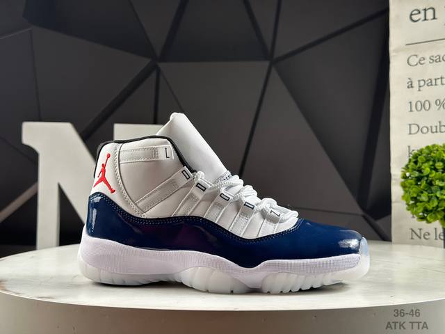 耐克 Air Jordan 11 Retro Cherry Aj11乔11 高帮帮 文化篮球鞋 尺码：36-46 无半码 Atk Taa 货号：Av6953