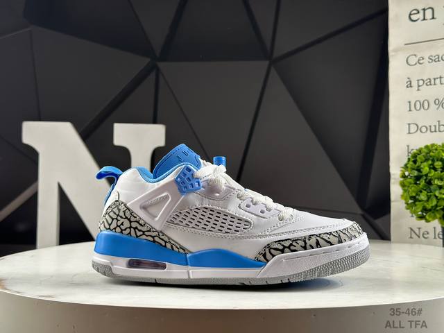 头层半码耐克 Jordan Spizike Low Aj复古低帮篮球鞋 货号：Fq1759 All 这款鞋子著名导演斯派克李的Jordan Spizike专属