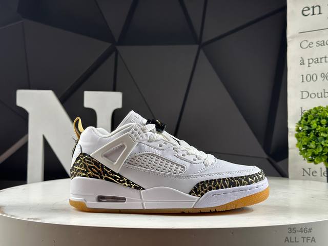 头层半码耐克 Jordan Spizike Low Aj复古低帮篮球鞋 货号：Hq1191 All 这款鞋子著名导演斯派克李的Jordan Spizike专属