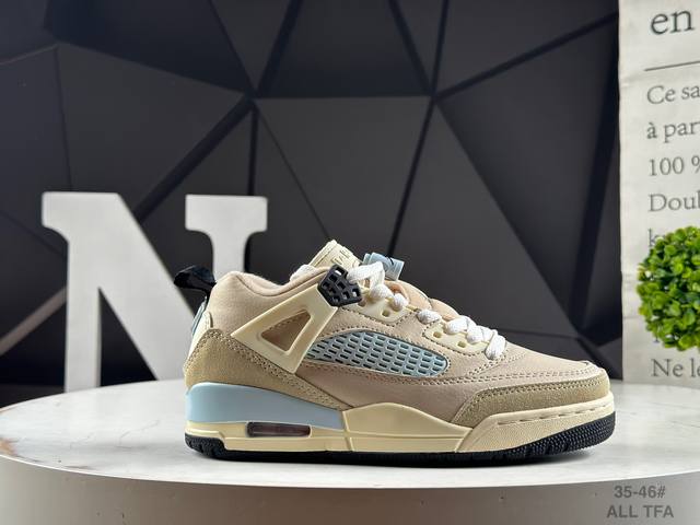 头层半码耐克 Jordan Spizike Low Aj复古低帮篮球鞋 货号：Hq3439 All 这款鞋子著名导演斯派克李的Jordan Spizike专属
