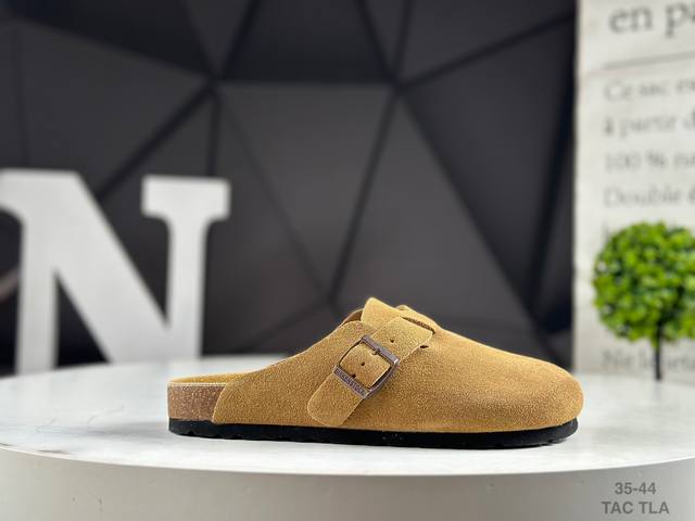 德国百年知名鞋履品牌 博肯 Birkenstock Zurich系列 黑色反绒 牛皮绒面革 双扣时尚 凉拖 勃肯 半拖 凉鞋 拖鞋 系列 亲肤透气的人造革，搭配