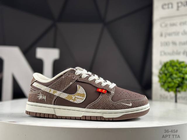 福利特价 公司级半码耐克 Nk Sb Dunk Low 定制配色 Dunk系列复古低帮休闲百搭板鞋 定制鞋盒 大厂流水作业生产 超高清洁度 皮料切割干净无任何毛