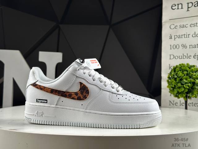 真标半码耐克 Nike Air Force 1 '07 Low 空军一号含气垫 小白鞋 2025年新款 低帮百搭厚底**休闲运动板鞋。柔软、弹性十足的缓震性能和