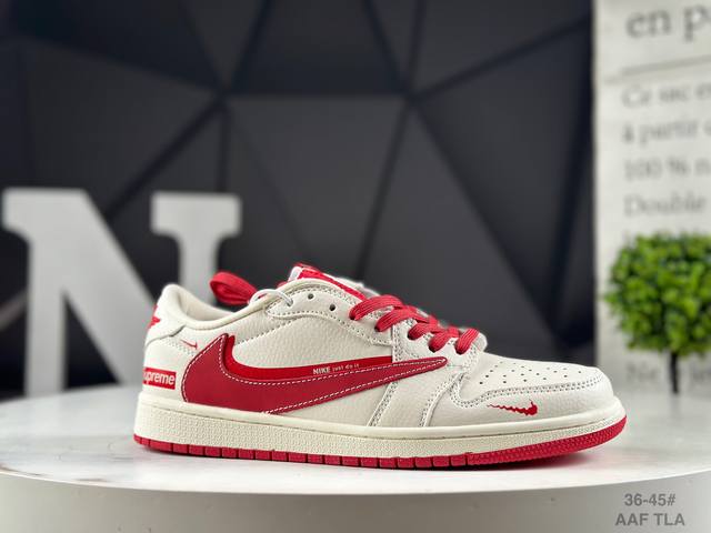 福利特价 公司级头层耐克 乔丹Air Jordan 1 Low Aj1低帮系列篮球鞋 官方同步配色 原装级产物 #拒绝公底 立体鞋型 细节完美 高清洁度 货号：