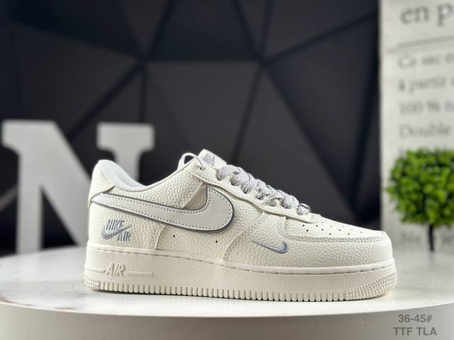 真标半码耐克 Nike Air Force 1 '07 Low 空军一号 低帮 运动鞋 休闲鞋 折边针车 工艺难度大 原楦头原纸板 原装鞋盒 定制五金配件 内置