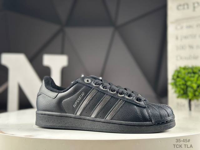 头层半码阿迪达斯Adidas三叶草 Originals Superstar 贝壳头系列低帮经典百搭休闲运动 货号：Jq3914 Tck 尺码：35-45半