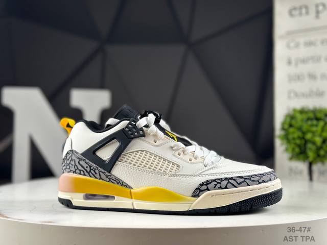公司级半码耐克 Jordan Spizike Low Aj复古低帮篮球鞋 货号：Fq1759 107 Ast 这款鞋子著名导演斯派克李的Jordan Spizi