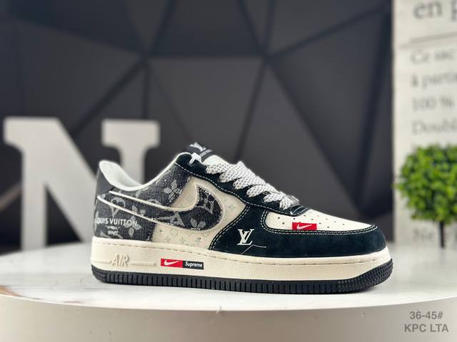公司级半码Nike Air Force 1‘07 Low Lv联名 猪八空军一号低帮休闲板鞋 货号：Mz9588-805 #原楦头原纸板 原装鞋盒 原厂鞋底 超