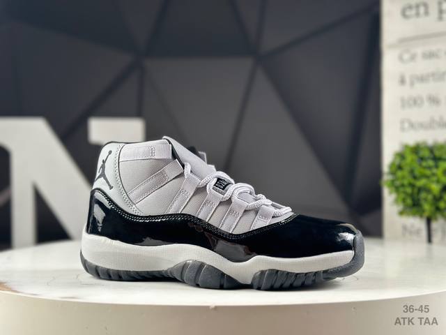 耐克 Air Jordan 11 Retro Cherry Aj11乔11 高帮帮 文化篮球鞋 尺码：36-45 无半码 Atk Taa 货号：Cd6846-1