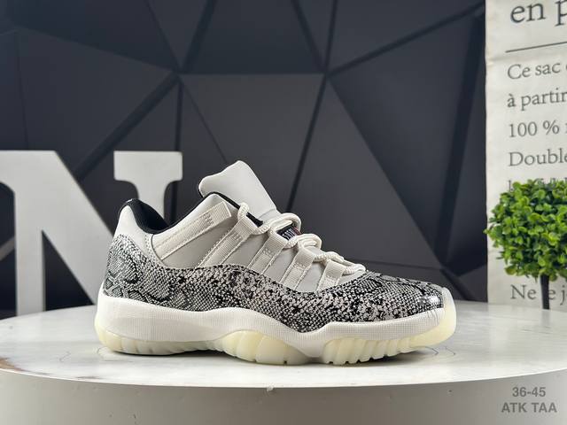 耐克 Air Jordan 11 Retro Cherry Aj11乔11 低帮帮 文化篮球鞋 尺码：36-45 无半码 Atk Taa 货号：Cd6846-0