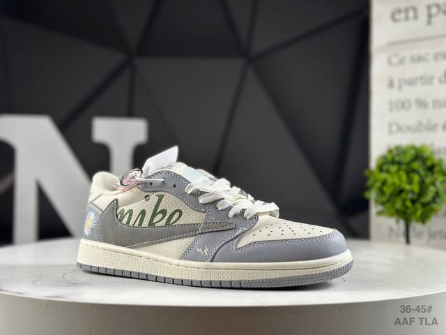福利特价 公司级头层耐克 乔丹Air Jordan 1 Low Aj1低帮系列篮球鞋 官方同步配色 原装级产物 #拒绝公底 立体鞋型 细节完美 高清洁度 货号：