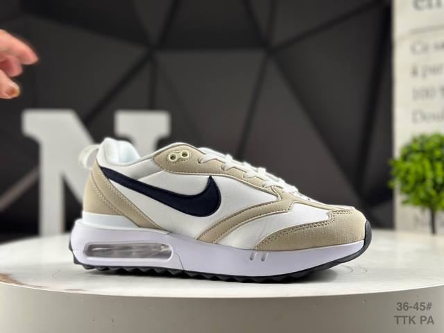 福利特价 真标半码Nike Air Max Dawn 黎明系列 低帮气垫百搭休闲运动慢跑鞋 新鞋款带来新的外底和鞋帮额外尺寸为鞋子的耐久设计线条增添了新能量。从