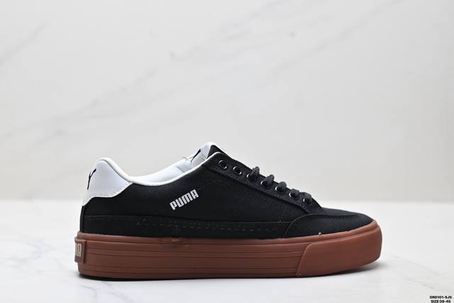 真标Puma Court Classic Vulc 时尚百搭舒适潮流 彪马 低帮 板鞋 货号:395020-07 尺码:36-45 Id:Drd101-Sjs