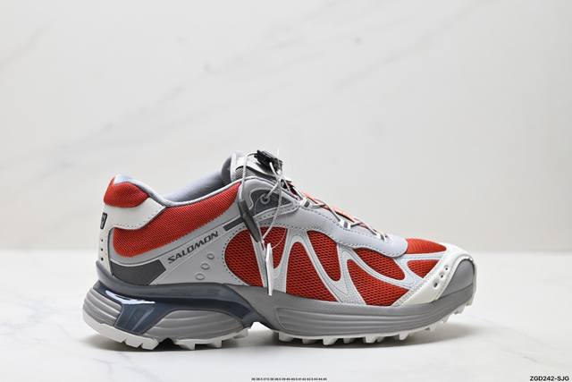 公司级Salomon萨洛蒙 Xt-Whisper 时尚 舒适減震防滑耐磨 低帮跑步鞋 鞋面采用Sensifit贴合技术 全方位贴合包裹脚型 鞋跟部鞋底牵引设计