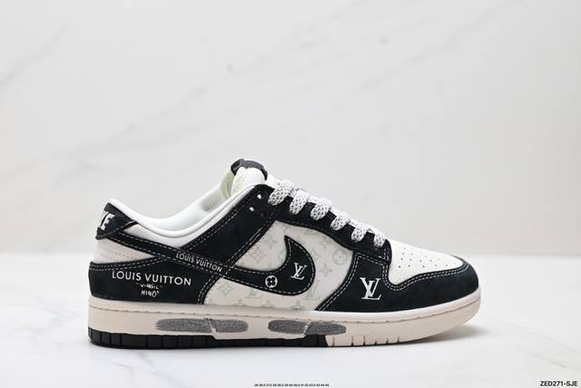 公司级Nike Dunk Low Retro ‘Diy高端定制’耐克 低帮休闲运动板鞋 原装头层材料 用料绝不含糊 独家版型蒸餾加工帶來的是更好的视觉和脚感体验
