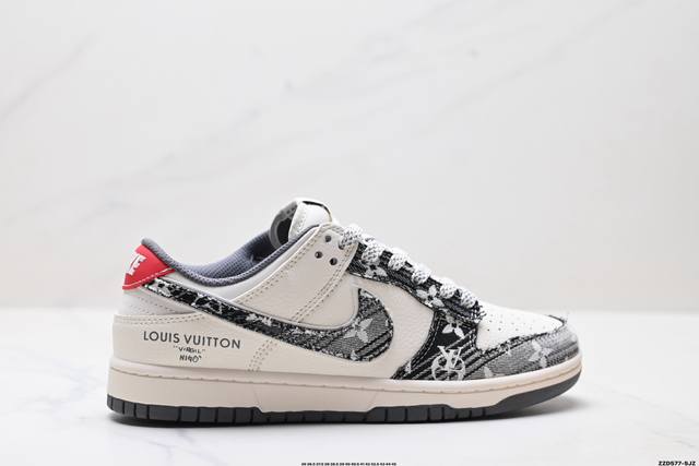 公司级Nike Dunk Low Retro ‘Diy高端定制’耐克 低帮休闲运动板鞋 原装头层材料 用料绝不含糊 独家版型蒸餾加工帶來的是更好的视觉和脚感体验