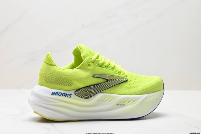 公司级Brooks 布鲁克斯Glycerin Max 超级甘油 厚底马拉松缓震跑鞋 该鞋以厚实的中底和高分子注氮技术为特点 提供极致的缓震性能 鞋面柔软厚实 具