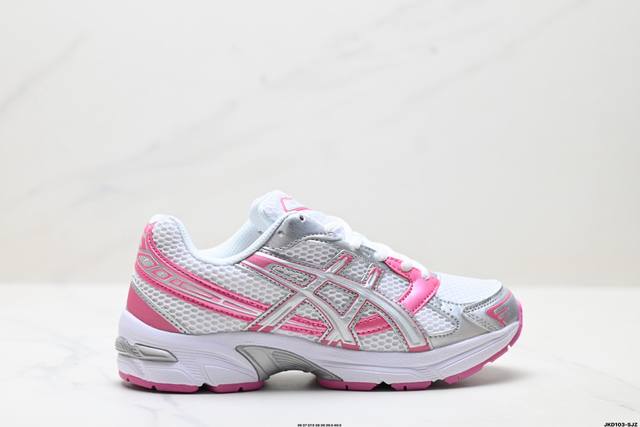 公司级Asics Gel-1130 亚瑟士新款跑鞋 复古减震透气运动休闲鞋 货号:1202A507-100 尺码:36 37 37.5 38 39 39.5 4