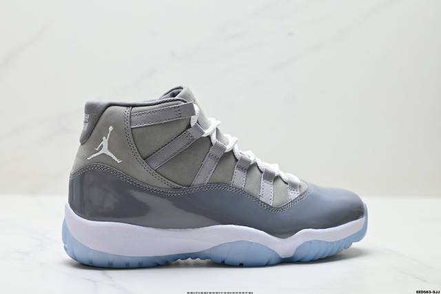 纯原Nike Air Jordan 11 Retro Concord Aj11代 康扣 迈克尔 乔丹高帮运动文化篮球鞋 升级原楦原纸版数据开发版型 采用漆皮镀膜