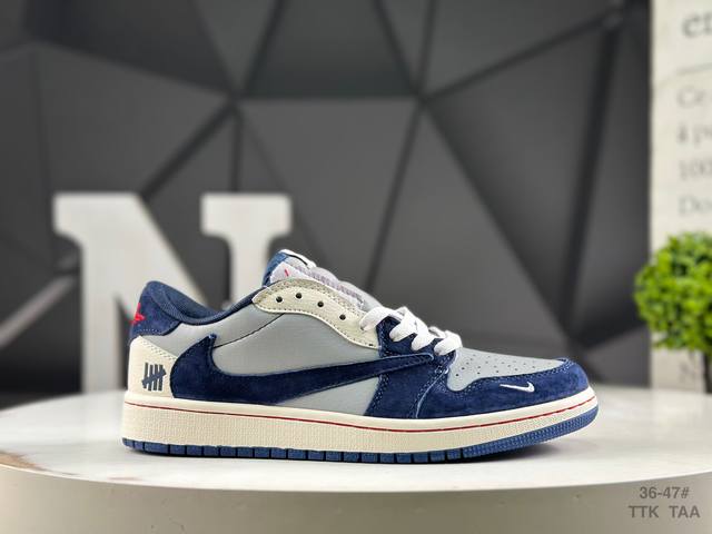 耐克 Travis Scott X Fragment Design X Jordan Air Jordan 1 Low Og Sp Aj1 乔1 Lv联名低帮文
