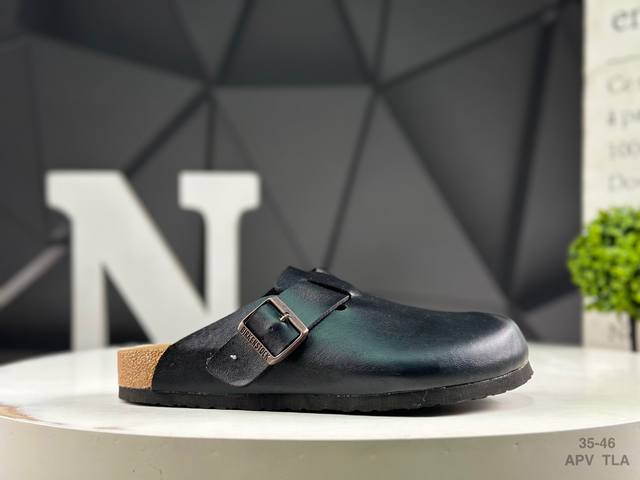 博肯 Birkenstock 拖鞋 半拖 凉拖鞋 勃肯 德国百年知名鞋履品牌 博肯Birkenstock 勃肯其特有的鞋床设计，贴合脚面穿着舒适 Birkens