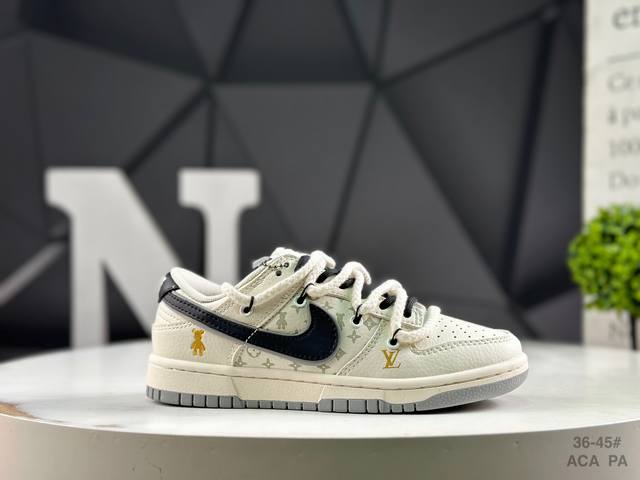 福利特价 耐克 Nike Dunk Low 纯原大厂出品 绑带 极力推荐 原装头层材料 独家版型蒸餾加工帶來的是更好的视觉和脚感体验大厂纯原品质出货 清洁度 电