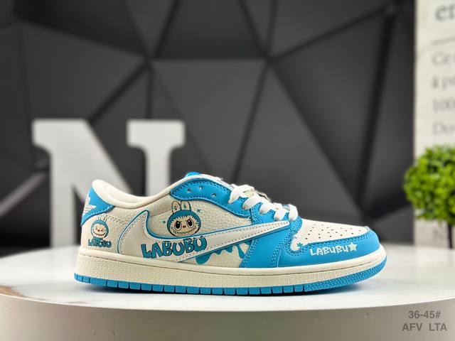 耐克 Aj1倒勾Travis Scott X Air Jordan 1 ” Reverse Mocha “ Aj1乔1 Ts 闪电 联名倒钩 低帮文化篮球鞋 完