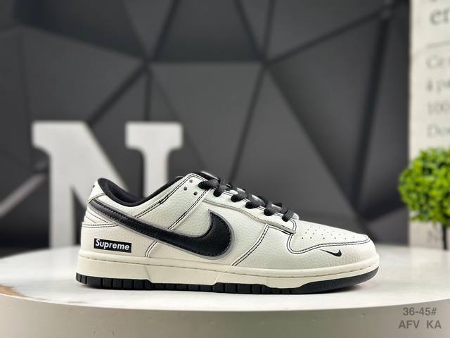 福利特价 耐克 Nike Dunk Court Vision 低帮百搭 透气休闲运动板鞋 兼顾舒适脚感和出众风范 演绎匠心之作 结构性的支撑贴合感结合复古篮球设
