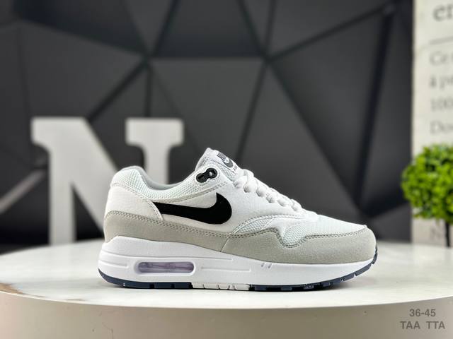 耐克 Nike Air Max 1 复古休闲跑步鞋 官方同步上架 真标原盒 原底原面 正确版型 原版开发 精准细节 市面最高版本 官方货号：Fd9082 002