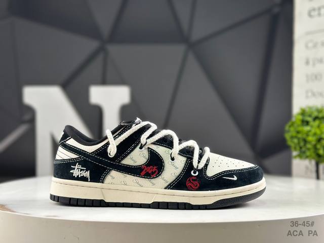 福利特价 耐克 Nike Dunk Low 纯原大厂出品 绑带 极力推荐 原装头层材料 独家版型蒸餾加工帶來的是更好的视觉和脚感体验大厂纯原品质出货 清洁度 电