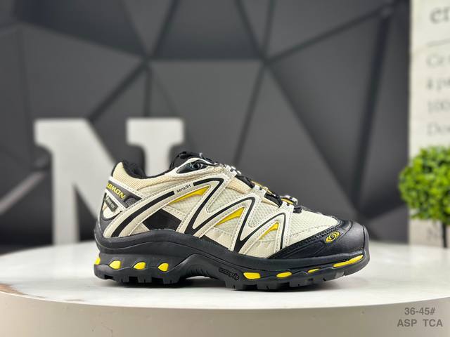 萨洛蒙 Salomon Xt-Quest Gtx探索者系列 潮流越野机能户外休闲运动跑步鞋 采用透气网布与防护皮革组合鞋面材质 牛角扣系带开合 欧索莱环保去臭环