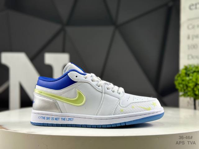耐克 Air Jordan Aj1 Low 低帮 牛仔蓝白全新流水线出品 Dt版本唯一平替选择 市场第二梯队最强版 全部原鞋开发 原楦原纸板开发 全鞋电脑针车