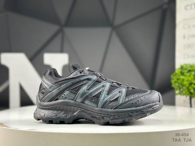 Salomon 萨洛蒙 Xt-Quest Adv 减震防滑耐磨防水 低登山徒步鞋 黑色乌木色金属银纯原外贸平台特供订单 耗时半年巨作 全套原纸板楦头开发 原厂特