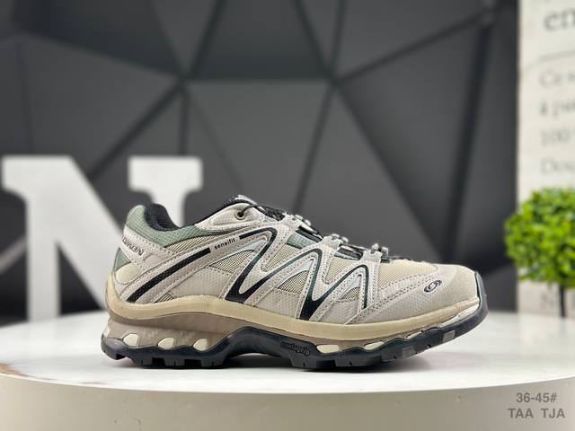 Salomon 萨洛蒙 Xt-Quest Adv 减震防滑耐磨防水 低登山徒步鞋 黑色乌木色金属银纯原外贸平台特供订单 耗时半年巨作 全套原纸板楦头开发 原厂特