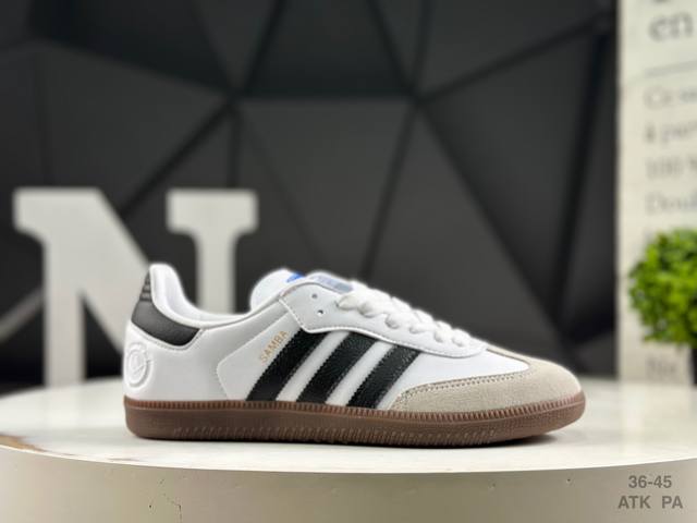 阿迪达斯 Adidas Samba Og桑巴舞系列绅士德训足球风百搭低帮休闲运动板鞋“ 货号：Fw2427 尺码：36 36 37 38 38 39 40 40