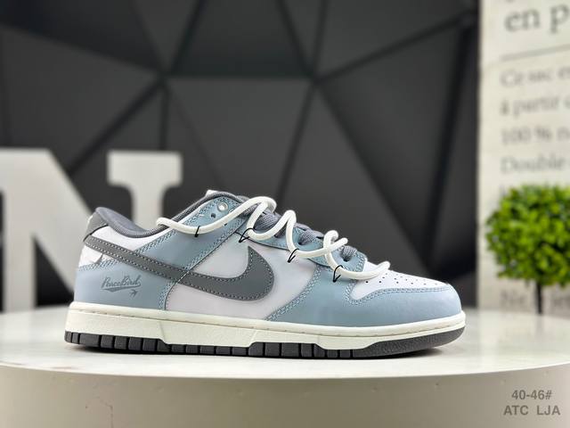 耐克 Nike Dunk Low 纯原大厂出品 绑带 极力推荐 原装头层材料 独家版型蒸餾加工帶來的是更好的视觉和脚感体验大厂纯原品质出货 清洁度 电绣工艺 皮