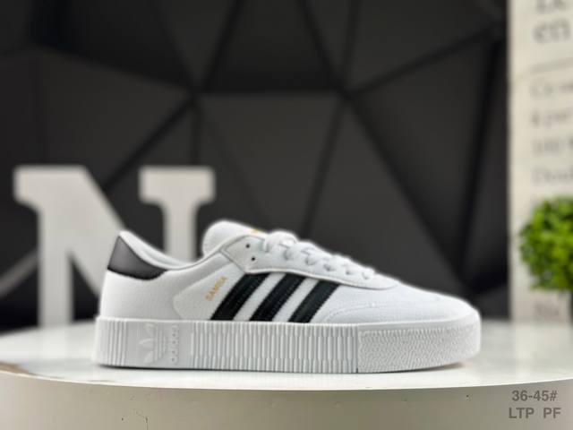 阿迪达斯 Adidas Originals Sambarose 防滑减震 低帮 板鞋 货号:B28156 尺码:如图所示 Ltp Pf