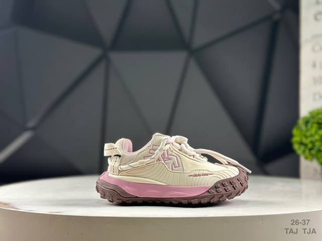 精品童鞋 可隆登山鞋童鞋 Kolon Sport 可隆Litcamp Mega儿童休闲徒步鞋登山鞋运动机能止滑鞋 可隆厚底老爹鞋男女童松紧扣户外徒步百搭跑步鞋炸