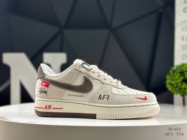 耐克 Nk Air Force 1 '07 Low 空军一号低帮休闲板鞋 货号：Sj6698-025 原楦头原纸板 原装鞋盒 定制五金配件 内置全掌气垫 原厂鞋
