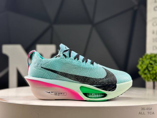 公司级带半码 耐克 Nike Air Zoom Alphafly Next% 3 马拉松 全新马拉松超级跑鞋 有史以来最轻盈、测试次数最多的Nk Alphafl