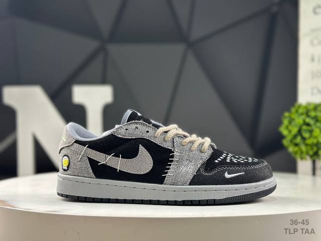 真标带半码 耐克 乔丹 Air Jordan 1 Low Aj1 乔1 高帮复古文化篮球鞋 货号：Dz7292-010 码数：如图所示 Tlp Taa