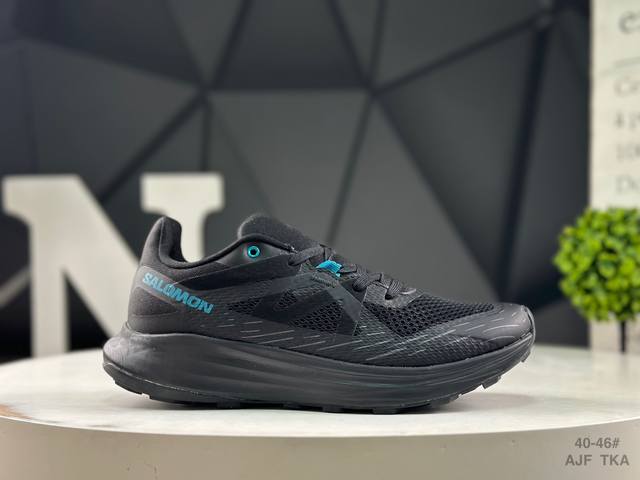 Salomon 萨洛蒙 Ultra Flow 柔软舒适防滑耐磨 低帮 越野跑步鞋 男款 鞋面采用Sensifit贴合技术 全方位贴合包裹脚型 鞋跟部鞋底牵引设计