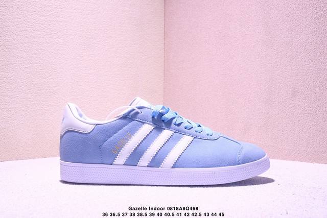 Adidas 阿迪达斯 德训系列 男女鞋半码制，升级原楦开发版型，采用翻毛皮鞋面材质，内环保海玻璃鞋垫，外置Rb橡胶大底将复古进行到底，阿迪达斯Adidas G