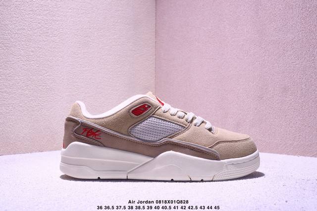 耐克 Nike 乔丹 Jordan Flight Court 时尚休闲 防滑耐磨 低帮运动鞋 复古篮球鞋 女款 Jordan 新鞋型 又来了！新配色曝光！滑板与