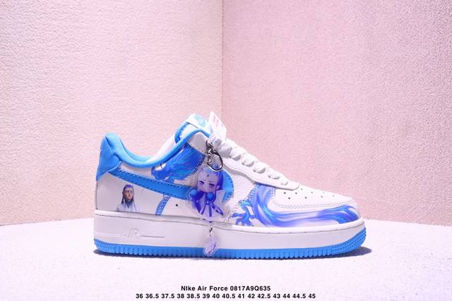 海外限量发售！公司级Nike Air Force 1 '07 Low “川久保龄联名 猪八绿勾”空军一号 低帮 运动鞋 休闲鞋 折边针车 工艺难度大 原楦头原纸